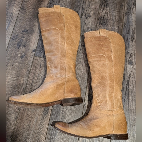FRYE Paige Tall Riding Boot - Tan - Picture 7 of 16